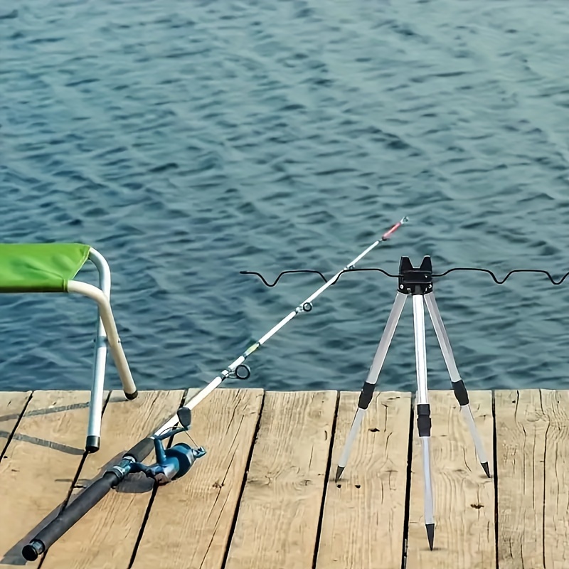 Fishing Rod Casting - 1 шт. телескопический держатель из алюминиевого