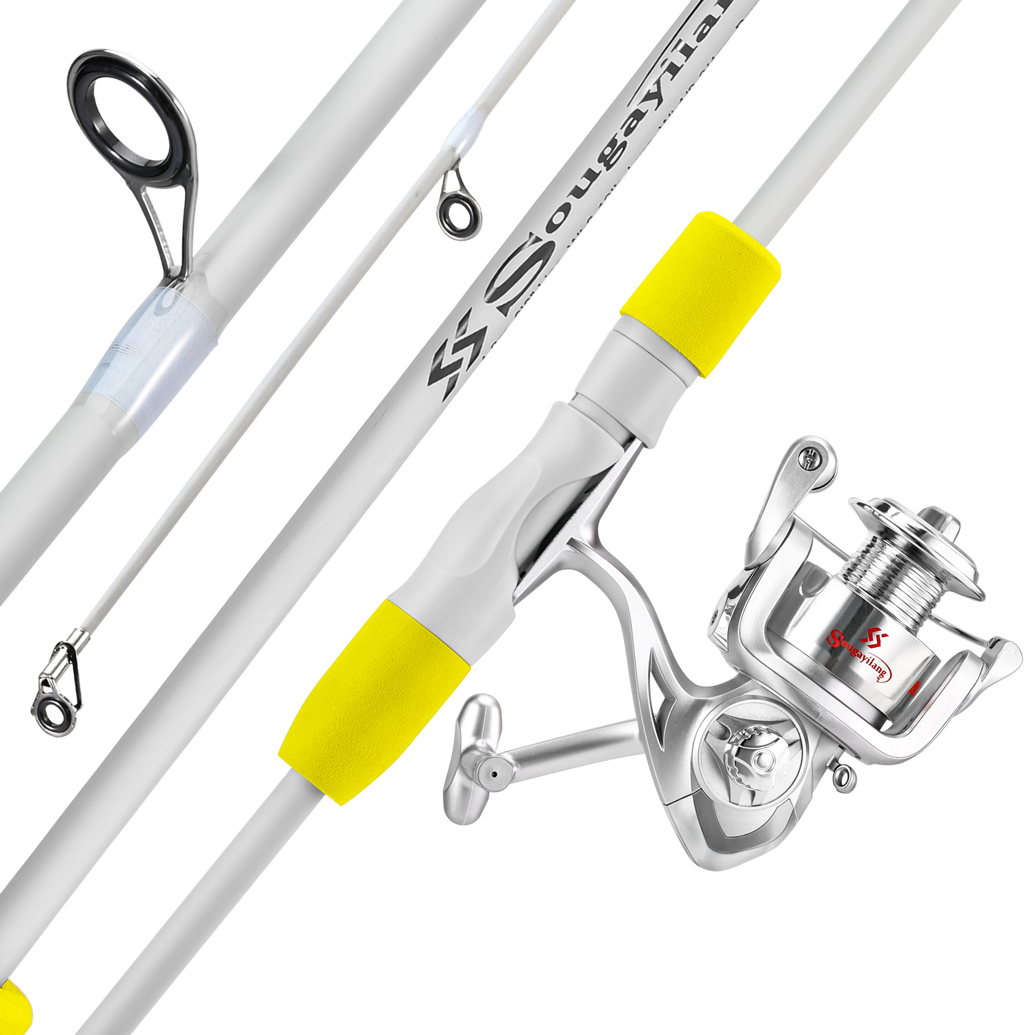 Fishing Rod Combo - Sougayilang 2-секционная спиннинговая удочка и комбинированная