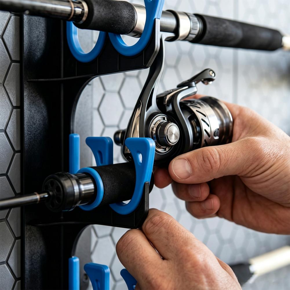 Настенный держатель для удочек – обзор и цена Fishing Rod Rack